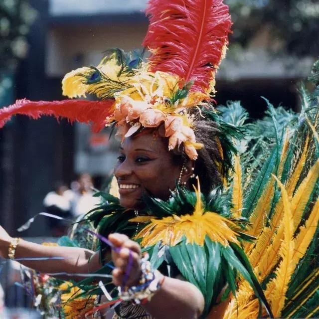 Dancer in the Carnaval celebration